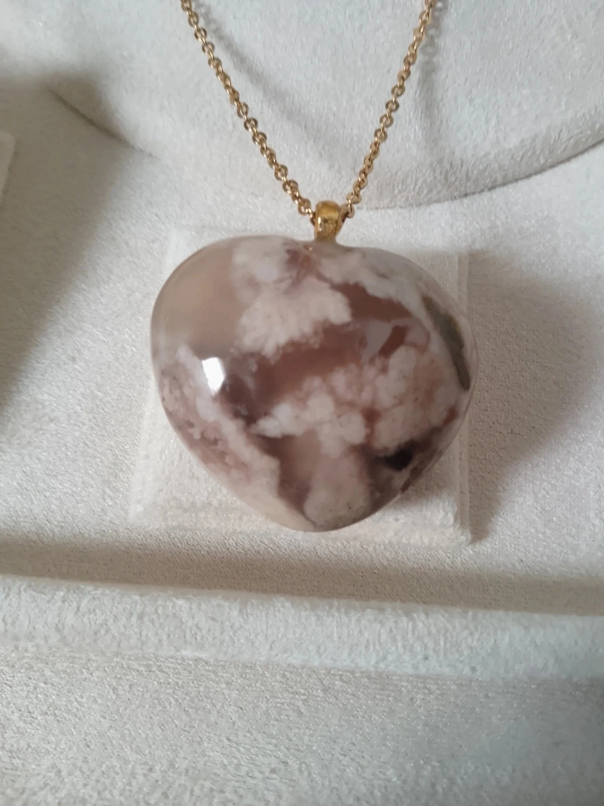Collar colgante de piedra de ágata Sakura – photo 3